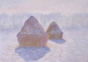 Meules (Effet de neige et de soleil)